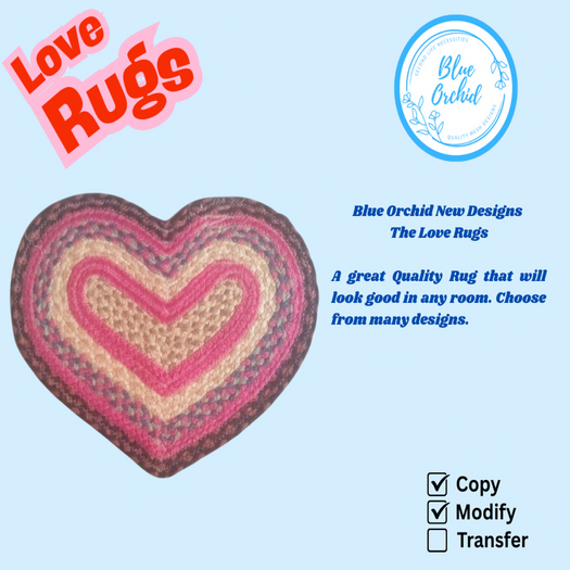 Bo-Love Rugs Pink Tweed