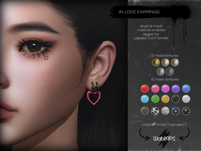 [WS] In Love Earrings