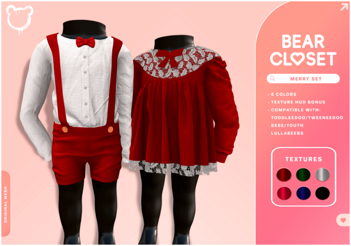 [BC] Merry Dress FATPACK (ADD)