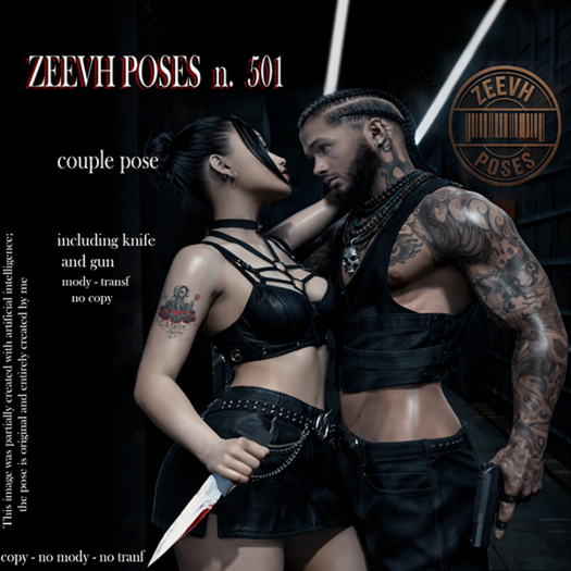 Zeevh Poses 501..