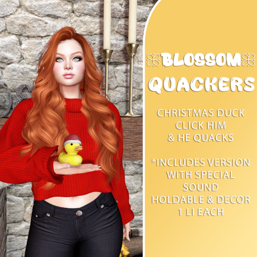 * BLOSSOM * Quackers Christmas Duck