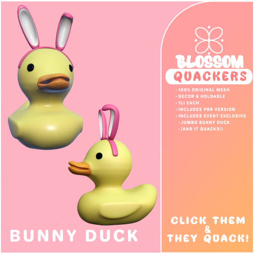 * BLOSSOM * Quackers BUNNY DUCK