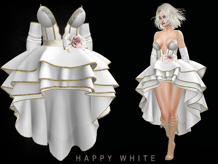 GGVG HAPPY OUTFIT WHITE