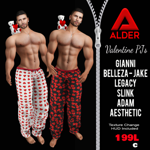 ALDER - Valentines PJ's All Brands Y26 Add Me