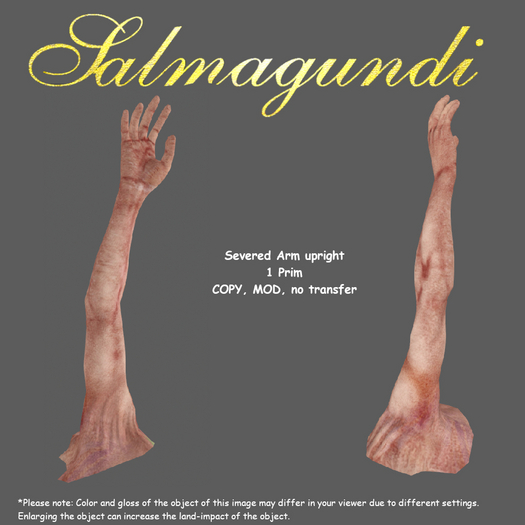 Severed Arm upright