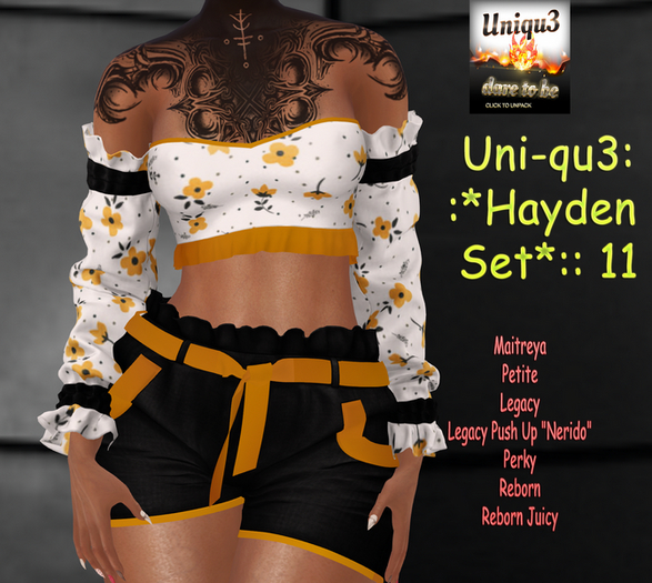 Uni-qu3::*Hayden  Set*::11 