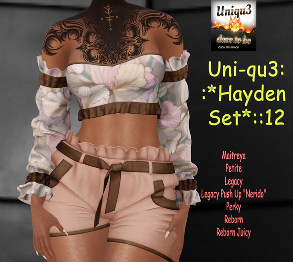Uni-qu3::*Hayden  Set*::12 : 