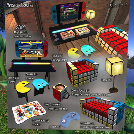 03-Rassuel - Arcade - Pacman Stool B