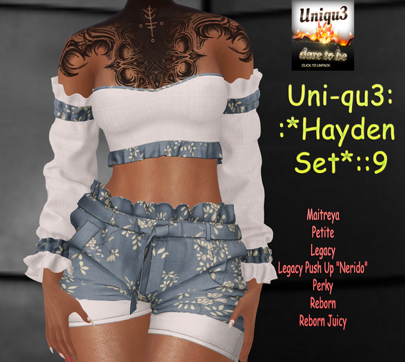 Uni-qu3::*Hayden  Set*:: 9: 