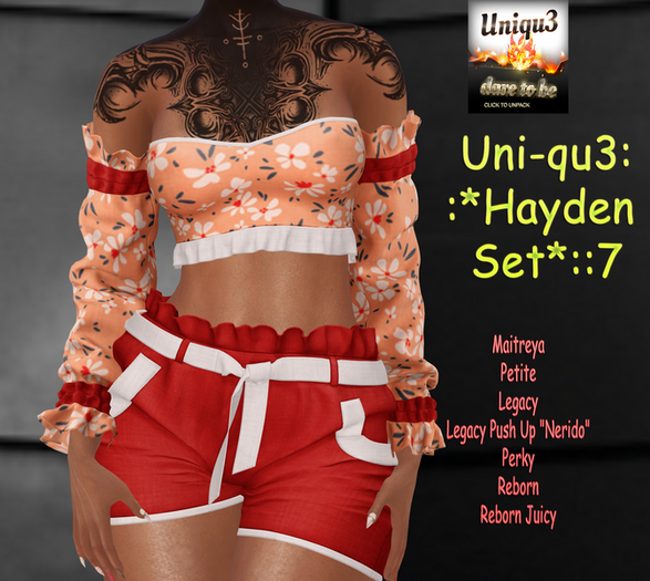 Uni-qu3::*Hayden  Set*:: 7: 