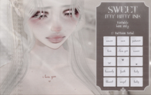 +TOMA+ // IttyBittyInk // Sweet Set