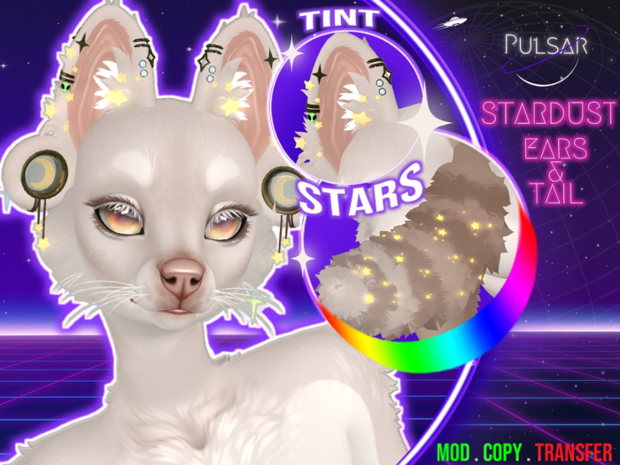 Pulsar- StarDust Ears & Tail