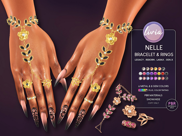 LIVIA Nelle Bracelet & Rings