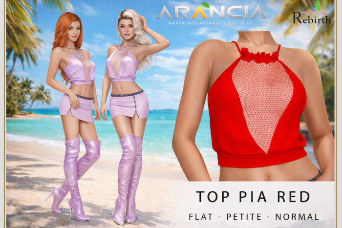 TOP PIA RED - REBIRTH