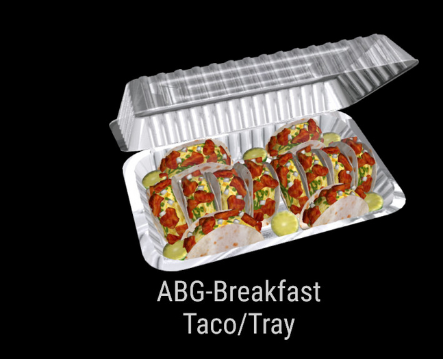 ABG-BREAKFAST TACO/TRAY