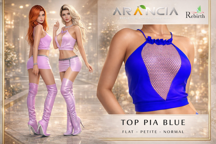 TOP PIA BLUE - REBIRTH