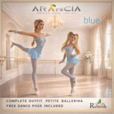 COMPLETE OUTFIT  "PETITE BALLERINA BLUE" - REBIRTH