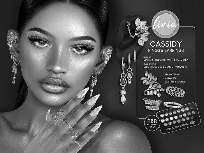 LIVIA Cassidy Rings & Earrings // DEMOS