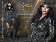 LC Vault , Leather Chic .  GUCH`D up. Luxury Designer Ensemble