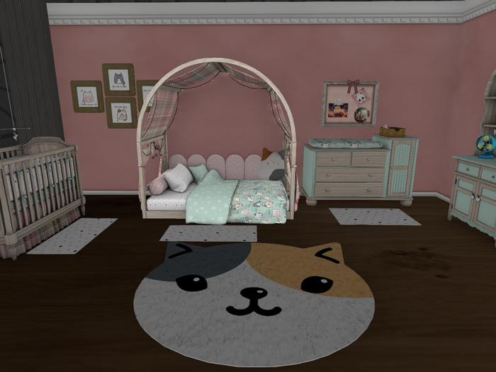 *DW* Silly Kitty Zooby Nursery Set MP