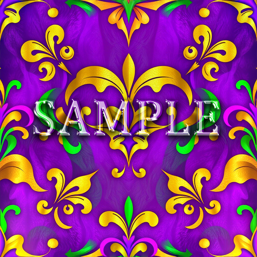 [ Mardi Gras pattern Seamless 01 ] A