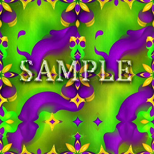 [ Mardi Gras pattern Seamless 01 ] C