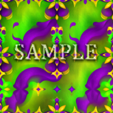 [ Mardi Gras pattern Seamless 01 ] C