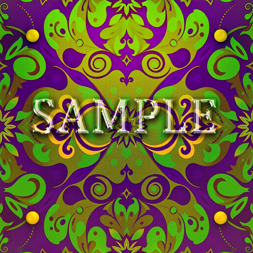 [ Mardi Gras pattern Seamless 01 ] D