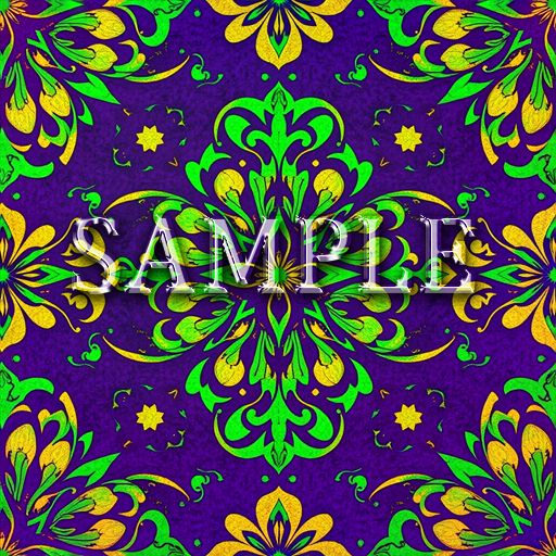 [ Mardi Gras pattern Seamless 01 ] E