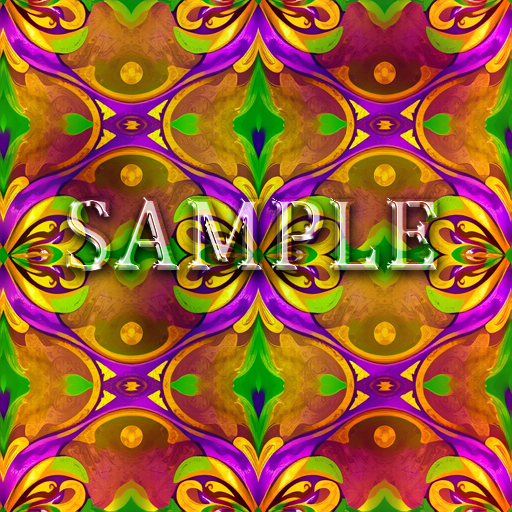 [ Mardi Gras pattern Seamless 01 ] G