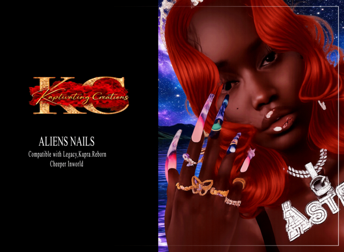 *KC* Aliens  Nails Fatpack