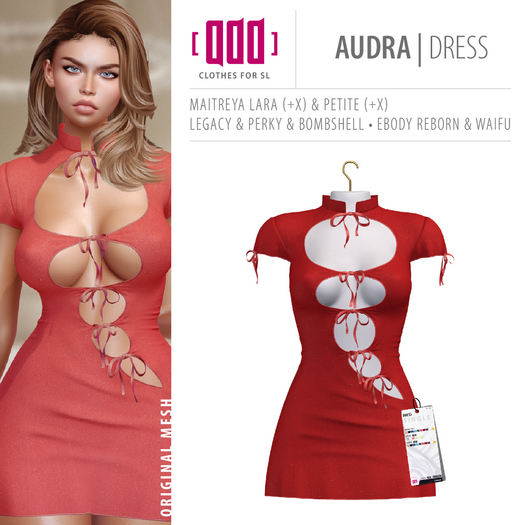 [ADD] Audra Dress - Red