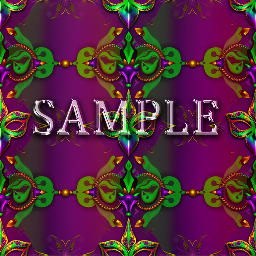 [ MardiGras pattern Seamless 02 ] F