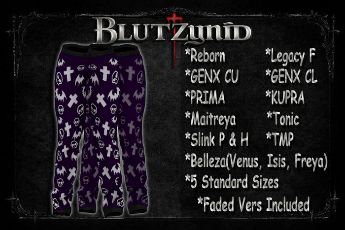 Purple Goth PJs F