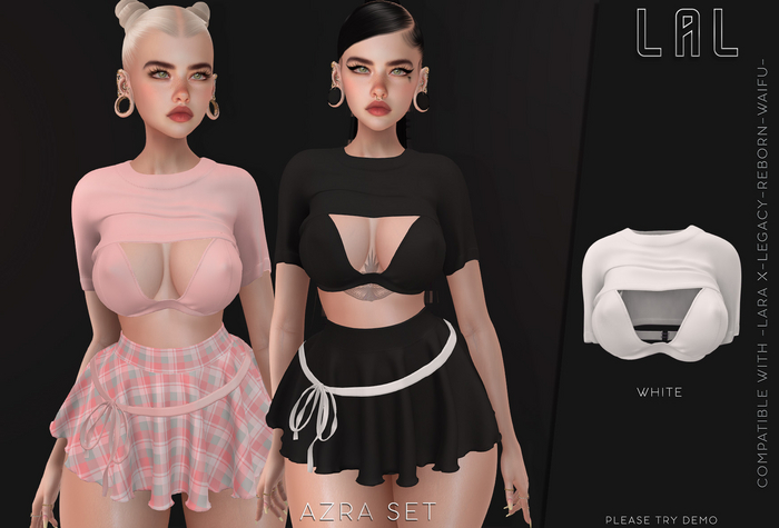 -LAL-Azra Top  [WHITE ]