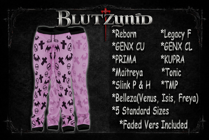 Pink Goth PJs F