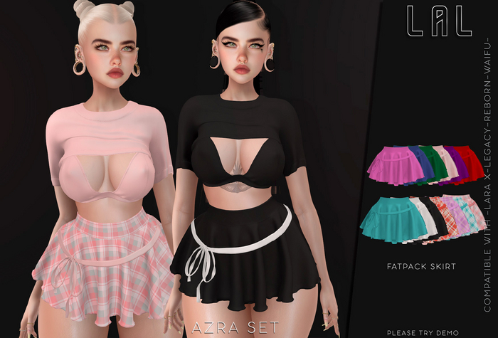 -LAL-Azra Skirt  [FATPACK]