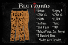 Orange Goth PJs F