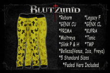 Yellow Goth PJs F