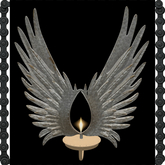 Angel Wings Candle Sconce