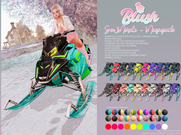 BLUSH - SnowMobile - Megapack