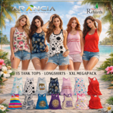 15 TANK TOPS - LONGSHIRTS - XXL MEGAPCK - REBIRTH