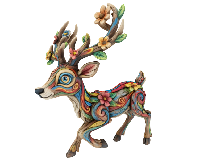 HB: Whimsy Garden Deer FuLL PERM