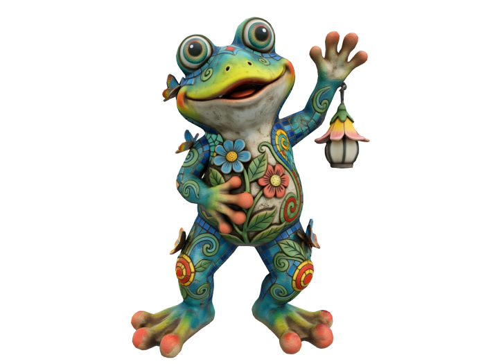 HB: Floral Lantern Frog FuLL PERM