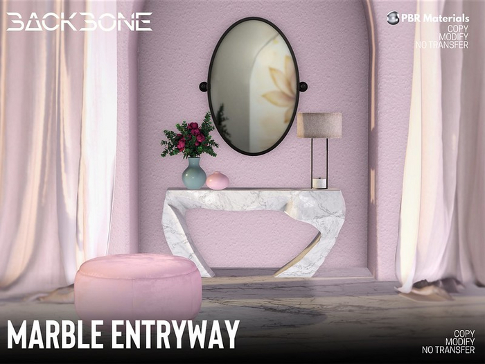 BackBone Marble Entryway Set