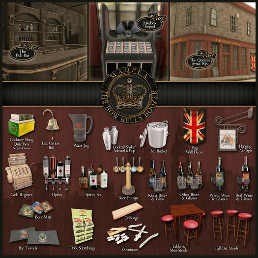 MadPea Bow Bells Boozer - Pub (t) RARE