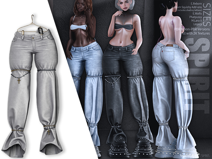 SPIRIT - Sys jeans [WHITE]