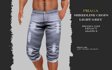 Praga Shredline Crops  - Light Grey