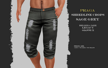 Praga Shredline Crops  - Sage Grey