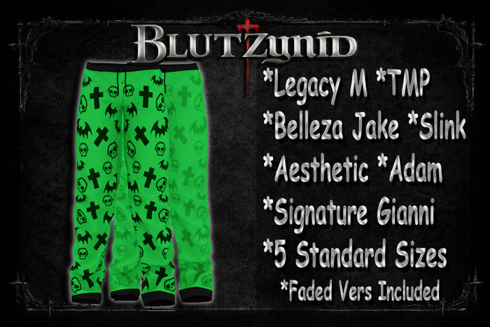 Green Light Goth PJs M